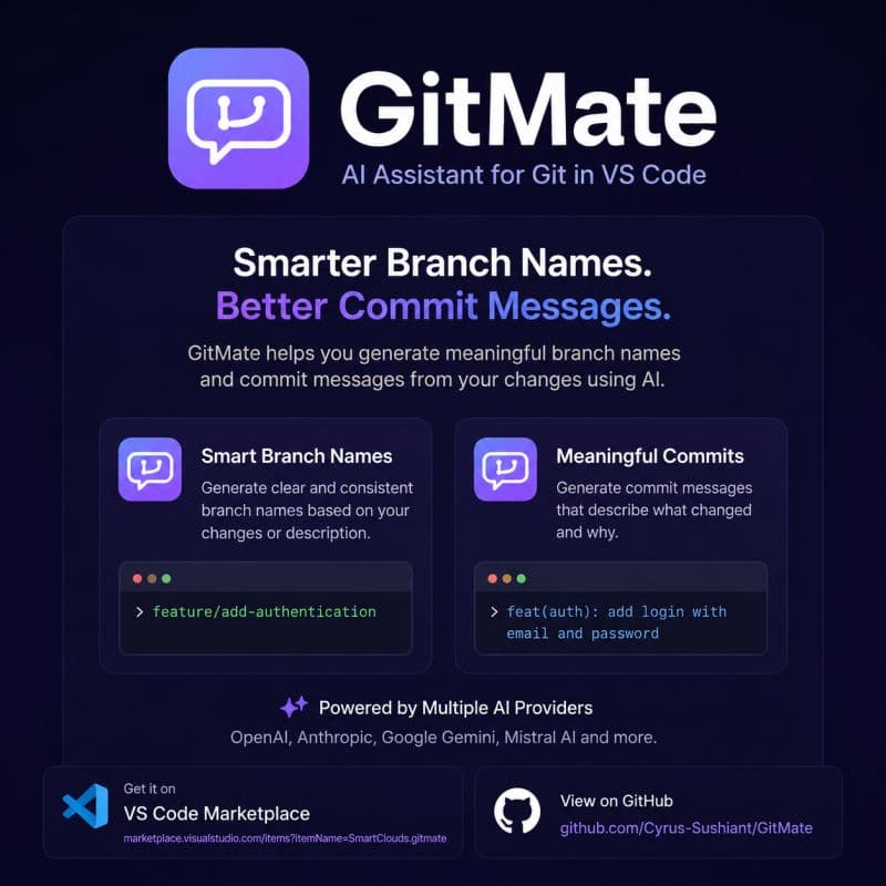 Building GitMate: A VS Code Extension for Smarter Git Workflows